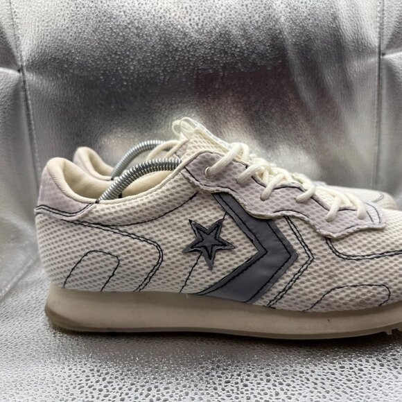 Size M11/W12.5 Converse x Vince Staple Thunderbolt White Unisex Shoes 163895C - Picture 2 of 10